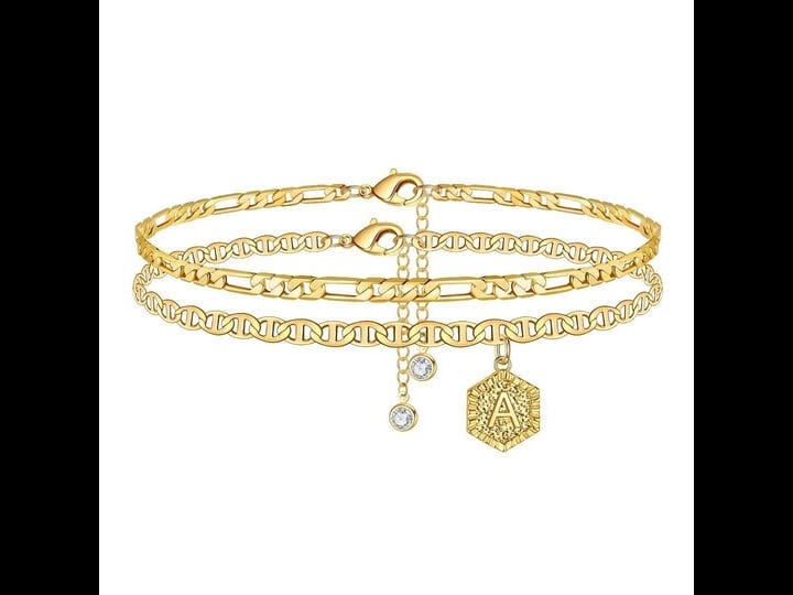 memorjew-ankle-bracelets-for-women-initial-anklet-14k-gold-plated-layered-anklet-letter-a-initial-an-1