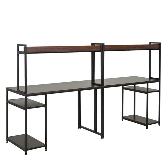 homcom-double-computer-desks-factory-style-mdf-desk-writing-table-1