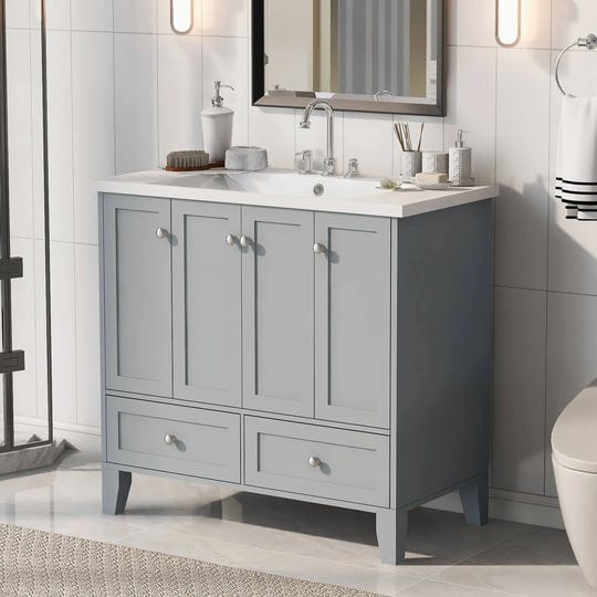 bathroom-vanity-with-resin-sink-combo-grey-1