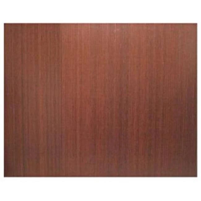 Premium Dark Cherry Bamboo 4-Slat Roll-Up Mat for Indoor Use | Image