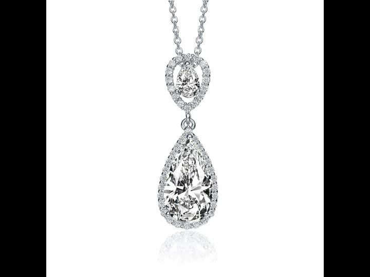 genevive-sterling-silver-cubic-zirconia-halo-necklace-grey-1
