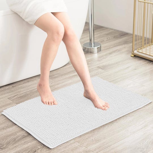 chun-yi-chenille-plush-ultra-soft-bath-mat-rug-24-x-60-white-1