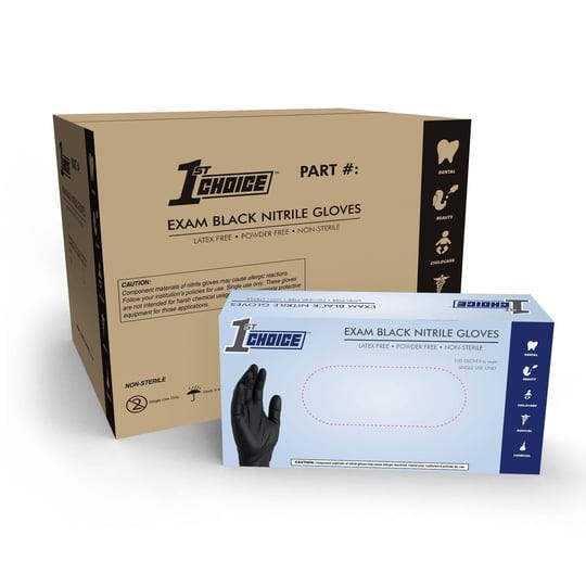 1st-choice-1ebn-exam-black-nitrile-disposable-gloves-4-mil-latex-free-powder-free-textured-small-cas-1