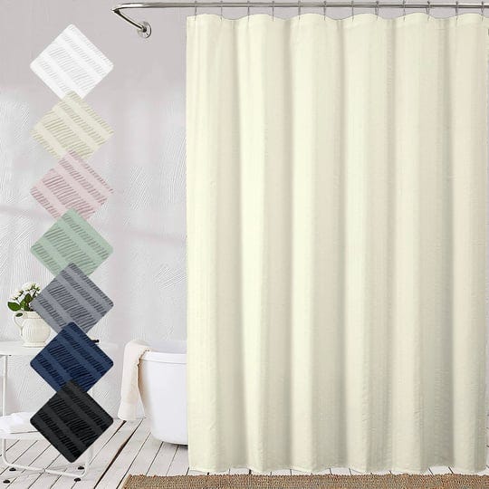 aiyufeng-moga-extra-long-cream-shower-curtain-96-inch-long-embossed-texture-fabric-bathroom-shower-c-1