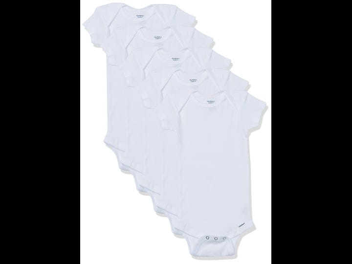 gerber-baby-5-pack-white-organic-short-sleeve-onesies-bodysuits-1