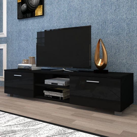 moda-black-tv-stand-for-65-inch-2-storage-cabinet-with-open-shelves-1
