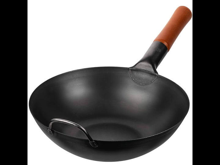 yosukata-carbon-steel-wok-pan-118-woks-and-stir-fry-pans-chinese-wok-with-flat-bottom-pow-wok-tradit-1