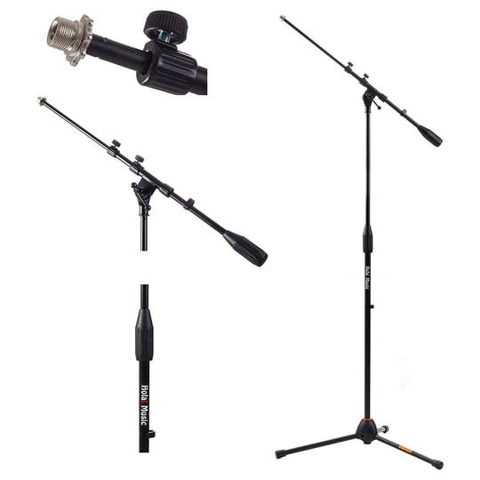 hola-music-hps-101tb-professional-tripod-microphone-mic-stand-with-telescopic-boom-black-1