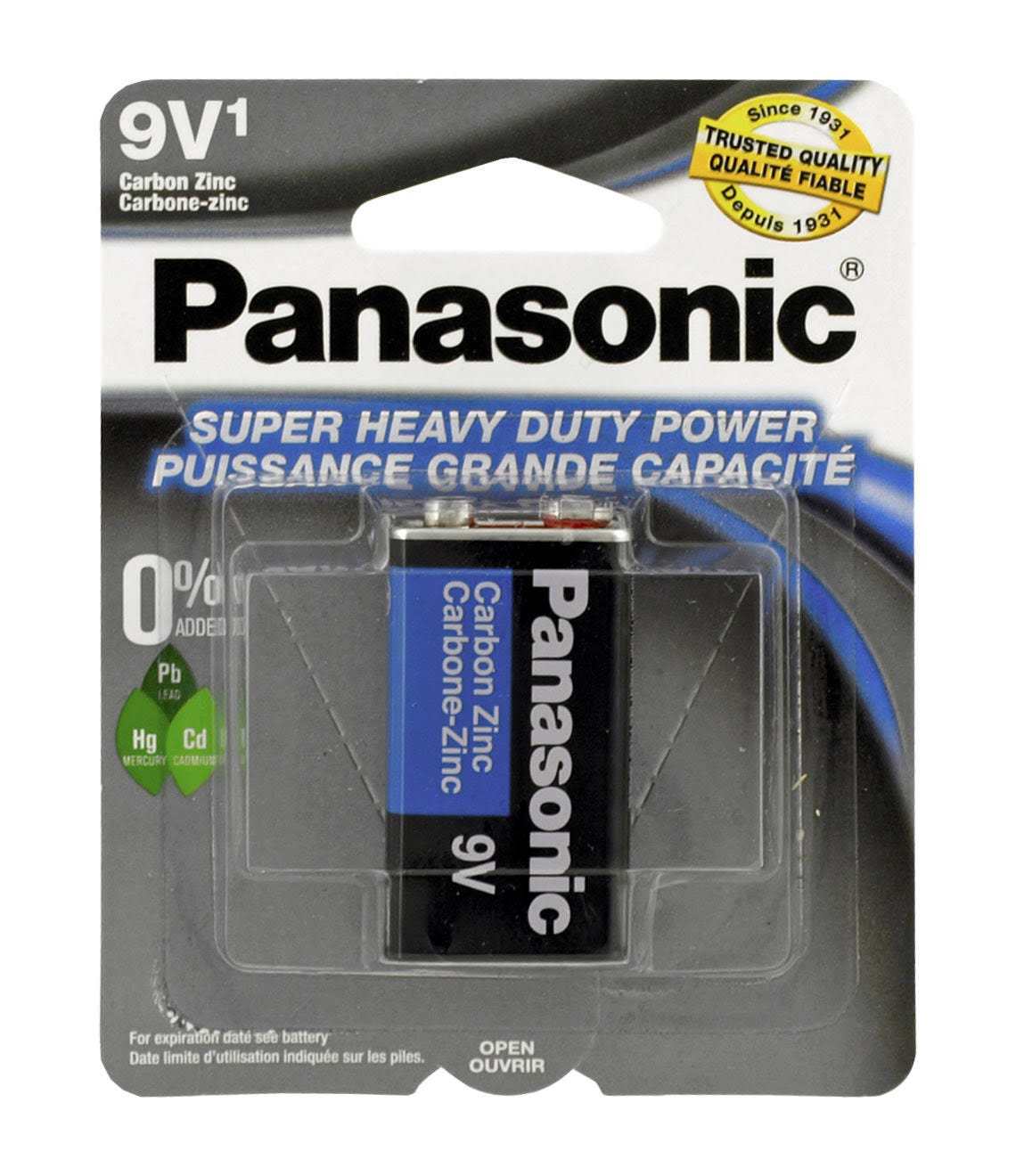 Long-Lasting 9V Panasonic Super Heavy Duty Battery with Anti-Leakage Protection | Image