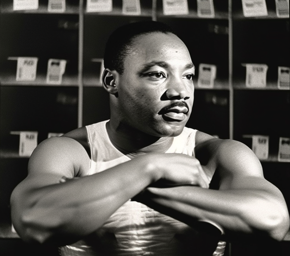 "I Have a Dream Slam": Martin Luther King Jr.'s Parallel Universe Journey from Wrestling to Civil Rights | A ChatGPT + Midjourney Story Series