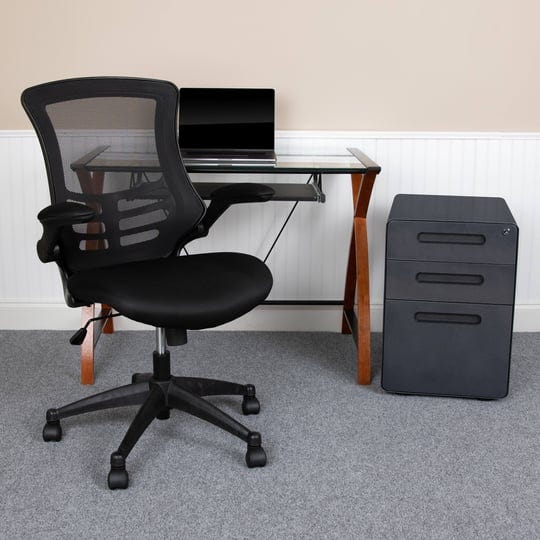 flash-furniture-work-from-home-kit-glass-desk-with-keyboard-tray-ergonomic-mesh-office-chair-and-fil-1