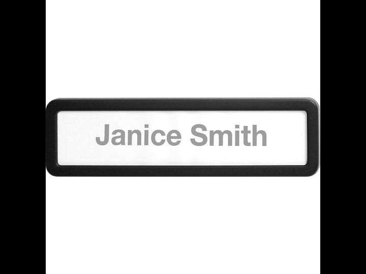 lorell-recycled-cubicle-nameplate-plastic-black-1