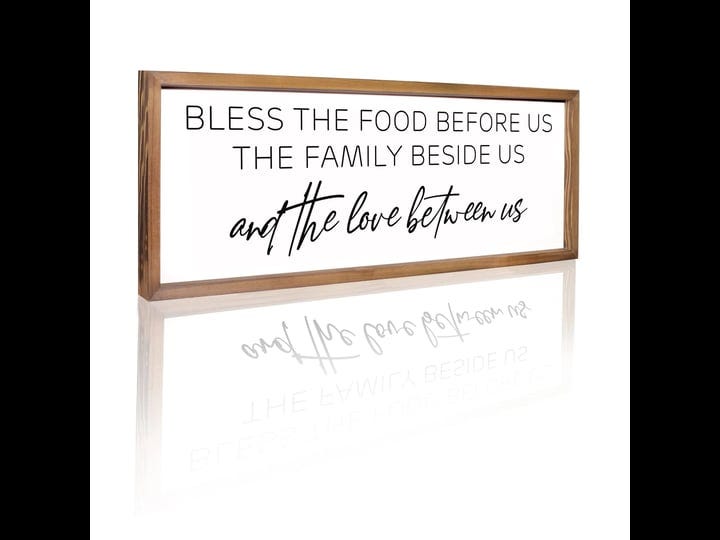 libwys-32x12-bless-the-food-before-us-sign-dining-room-wall-sign-with-inspirational-quote-for-home-d-1