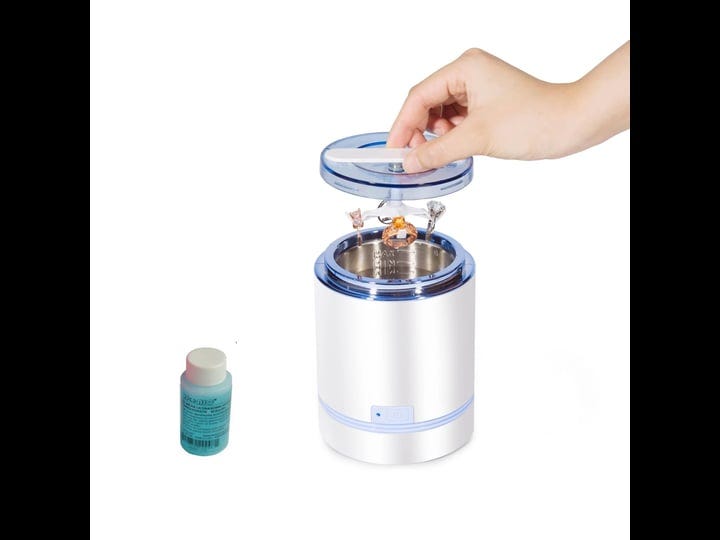 isonic-compact-ultrasonic-jewelry-cleaner-d1800-white-and-sapphire-blue-1