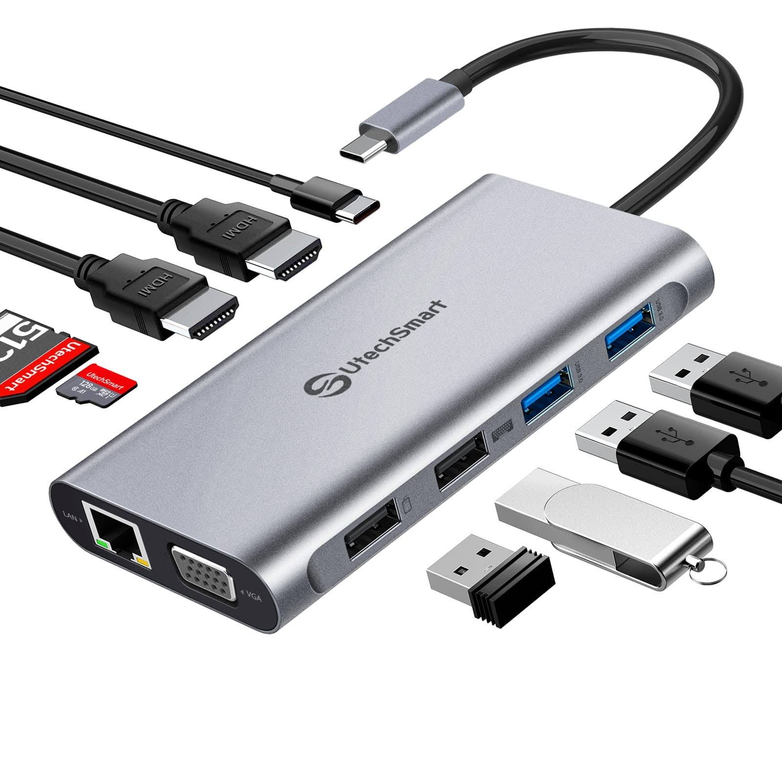 USB-C Triple Display Hub & Docking Station | Image