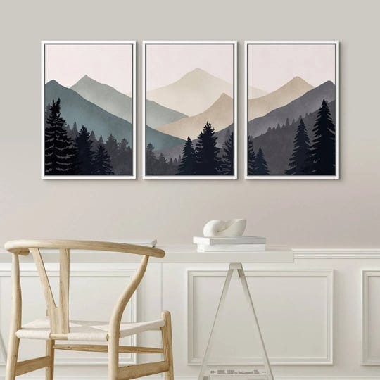 sun-mountain-landscape-gray-abstract-minimalist-wall-art-nature-neutral-canvas-3-pieces-print-set-id-1