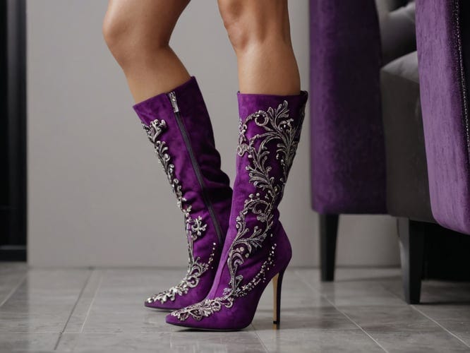 Purple-High-Heeled-Boots-1