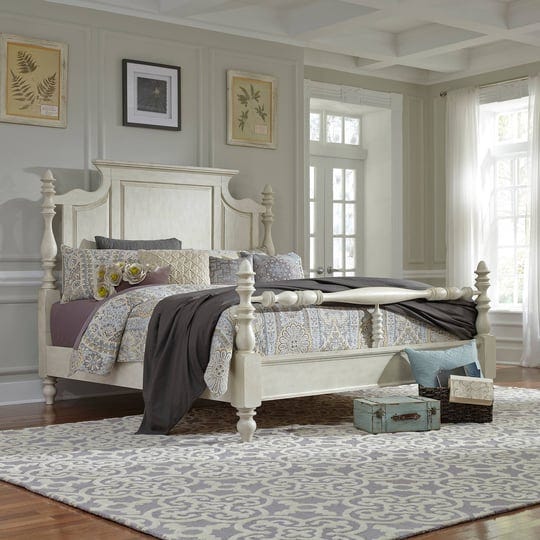 liberty-furniture-high-country-queen-poster-bed-white-1