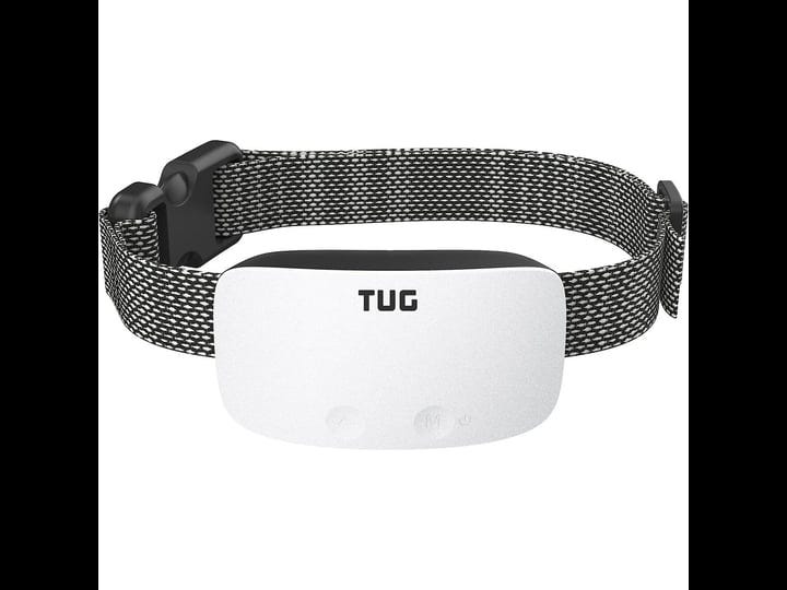 tug-rechargeable-waterproof-dog-bark-collar-white-1