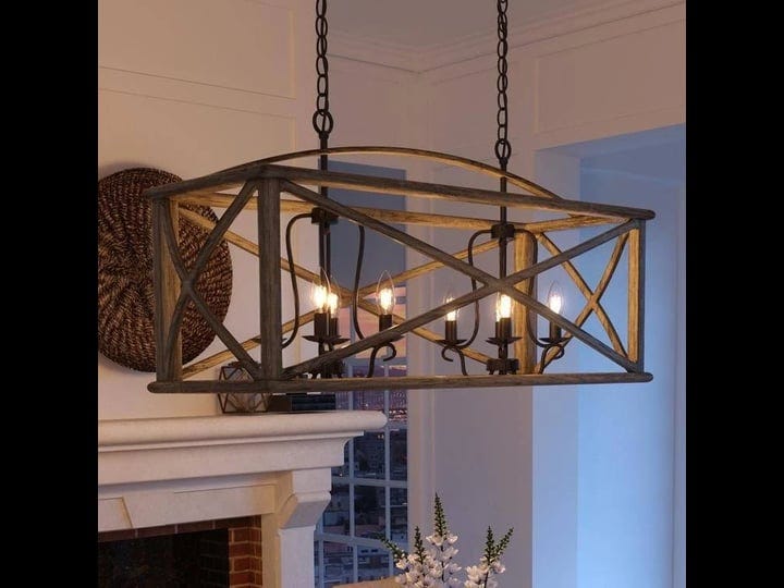 luxury-farmhouse-chandelier-19-5h-x-40-75w-with-tuscan-style-wood-grain-metal-with-antique-black-fin-1