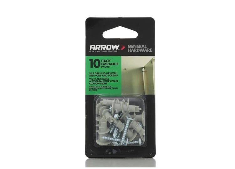 arrow-160385-self-drilling-drywall-anchors-and-screws-10-piece-1