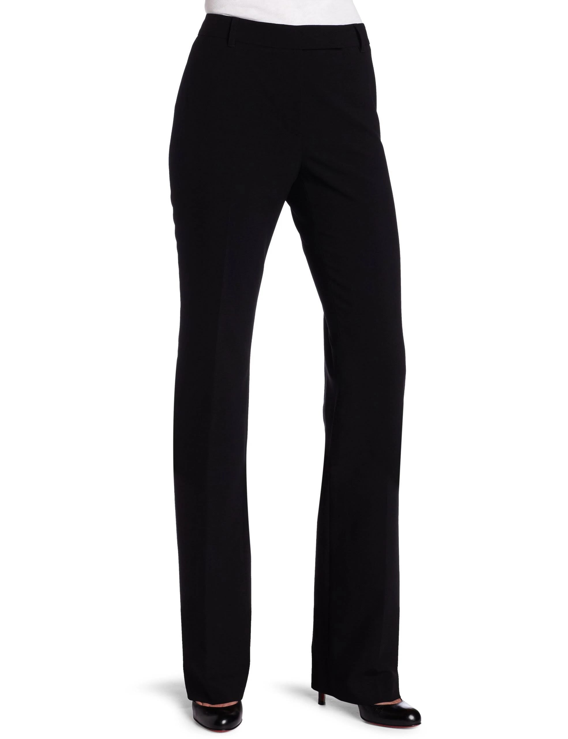 Comfortable Rayon Blend Black Dress Pants for Versatile Styling | Image