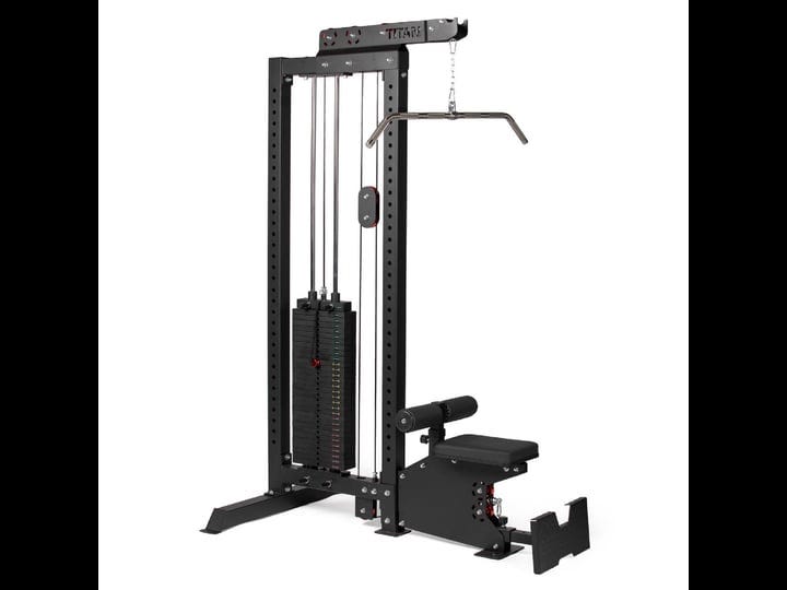 titan-fitness-lat-tower-machine-single-stack-300-lb-cable-pull-station-trainer-1