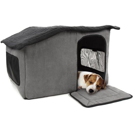 sherpa-portable-soft-sided-indoor-pet-shelter-gray-1