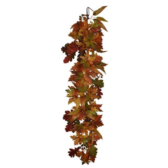 48-fall-maple-leaves-garland-48-inches-orange-1