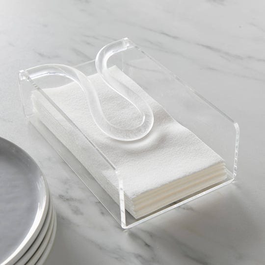 huang-acrylic-clear-rectangle-bow-rod-paper-napkin-holder-with-weighted-arm-for-dinner-bathrooms-pic-1