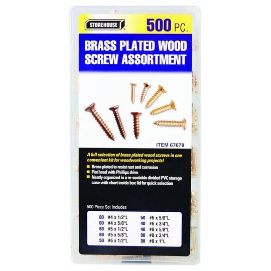 storehouse-500-piece-brass-plated-wood-screw-assortment-1