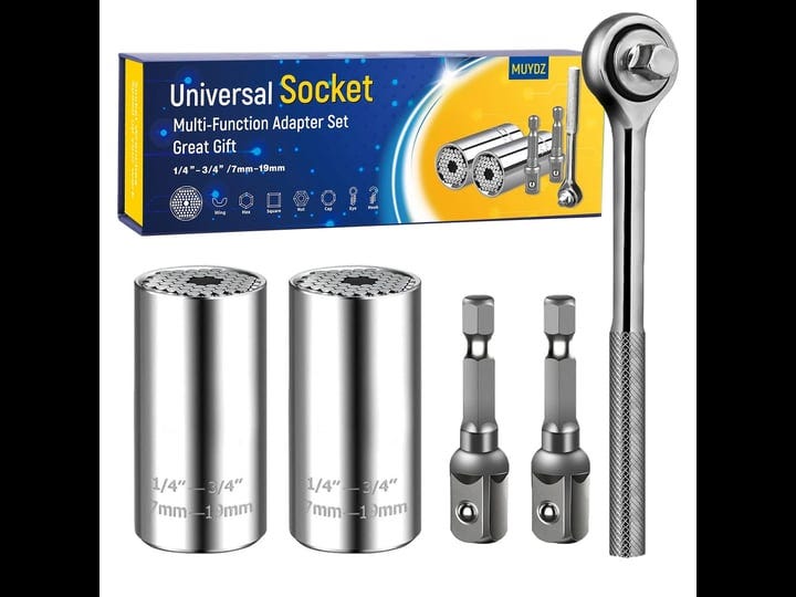 professional-7mm-19mm-universal-socket-grip-multi-function-ratchet-wrench-power-drill-adapter-5pc-se-1