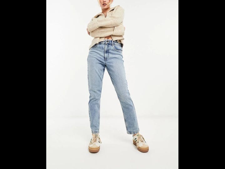 asos-design-high-waist-slim-mom-jeans-in-mid-blue-1