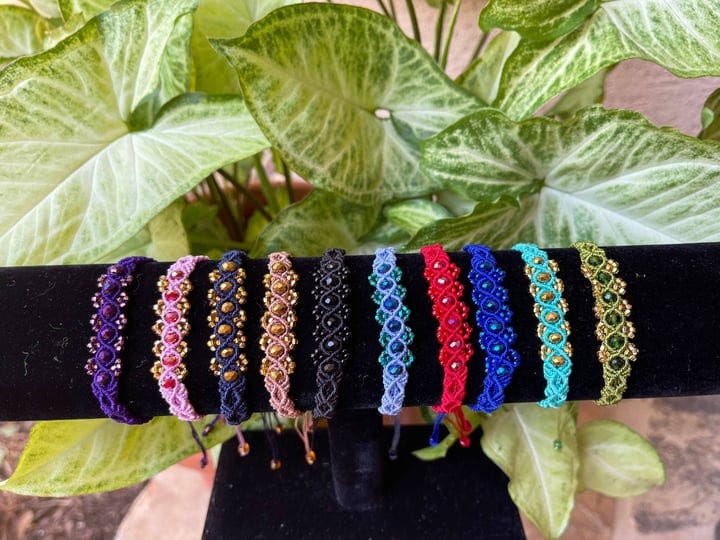 mexican-hand-woven-bracelets-adjustable-colorful-handmade-bead-bracelets-1
