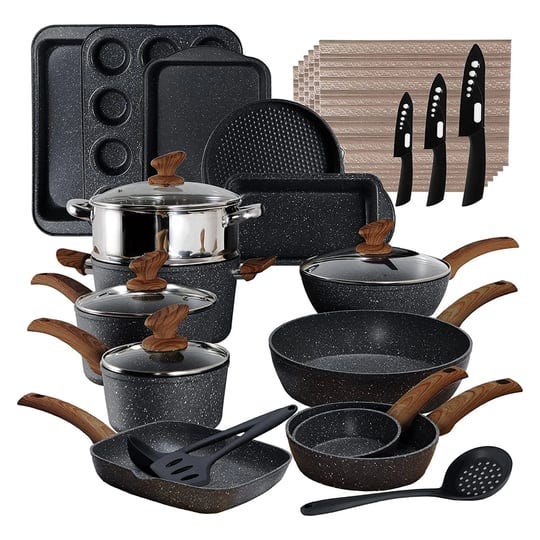 30-piece-kitchen-black-granite-cookware-and-bakeware-set-cooking-pans-set-non-stick-pots-and-pans-se-1