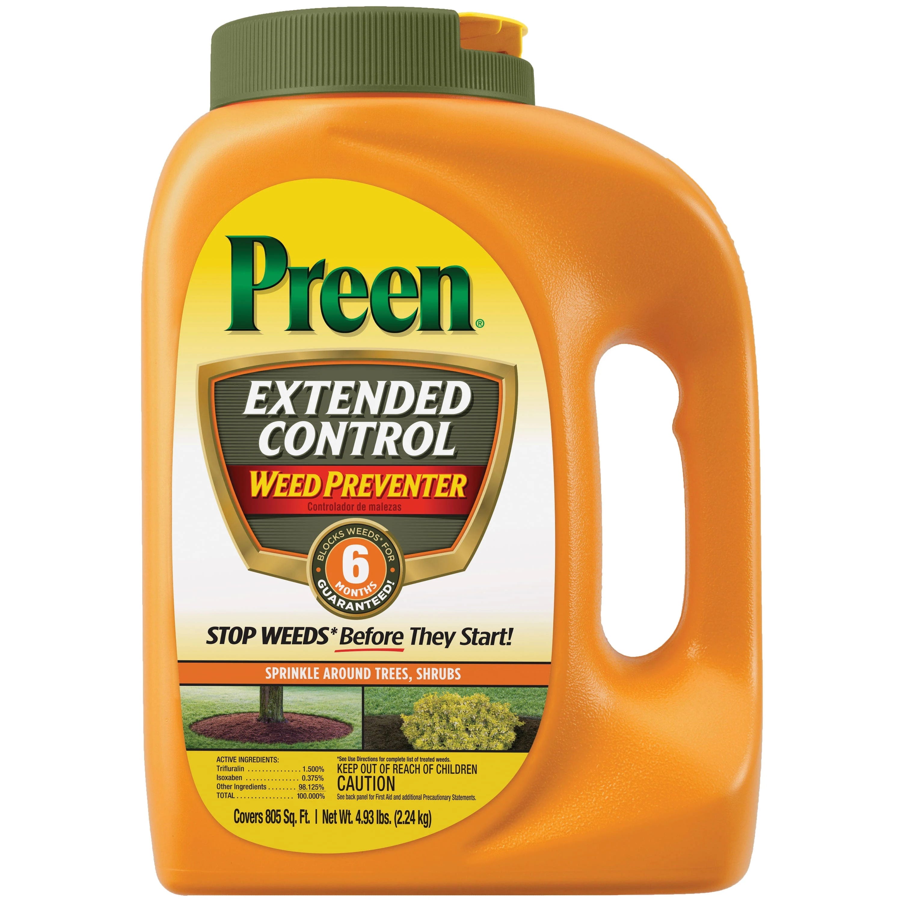 Preen Extended Control Weed Preventer (Pet Safe) - 4.93 lbs. | Image