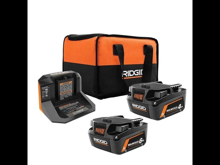 ridgid-18v-6-0-ah-and-4-0-ah-max-output-lithium-ion-batteries-and-charger-kit-with-bag-1