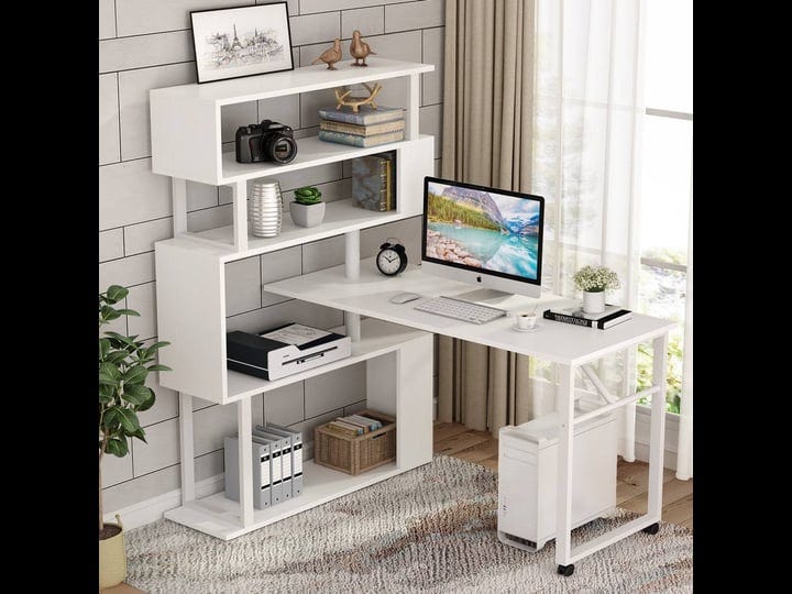 tribesigns-l-shaped-rotaing-computer-desk-with-5-shelves-bookshelf-modern-corner-desk-on-wheels-whit-1