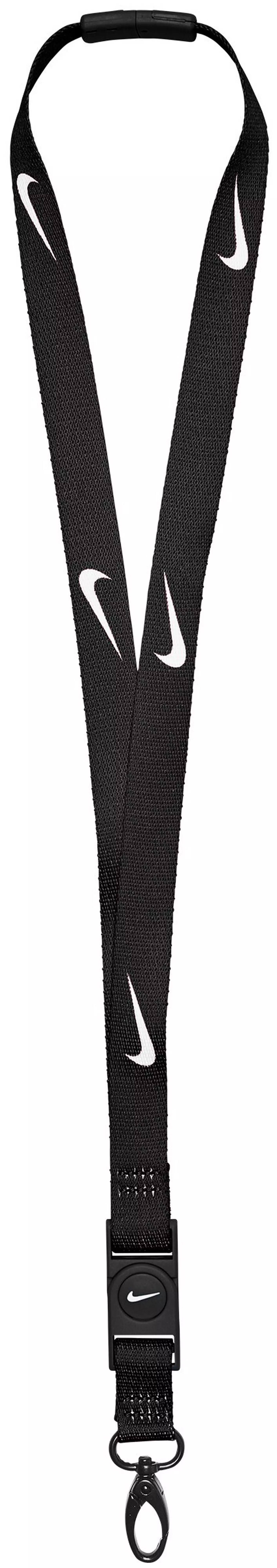 Nike Premium Lanyard - Black/White Breakaway Clip Lanyard | Image