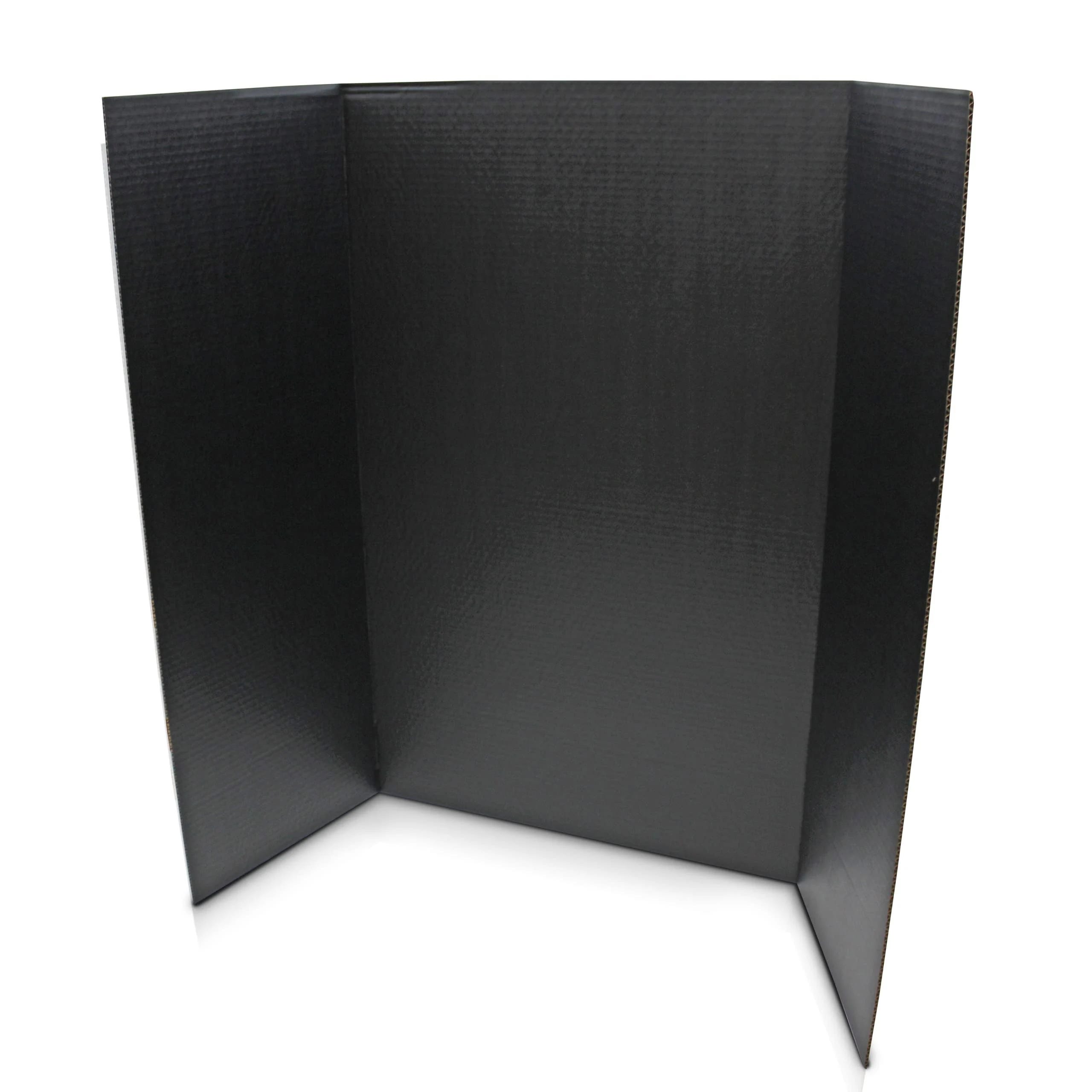 Tri-panel 1-ply Black Project Board for Displays | Image