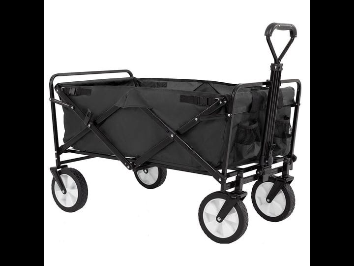 fdw-collapsible-folding-wagon-garden-cart-beach-wagon-grocery-wagon-all-terrain-wheels-garden-grocer-1