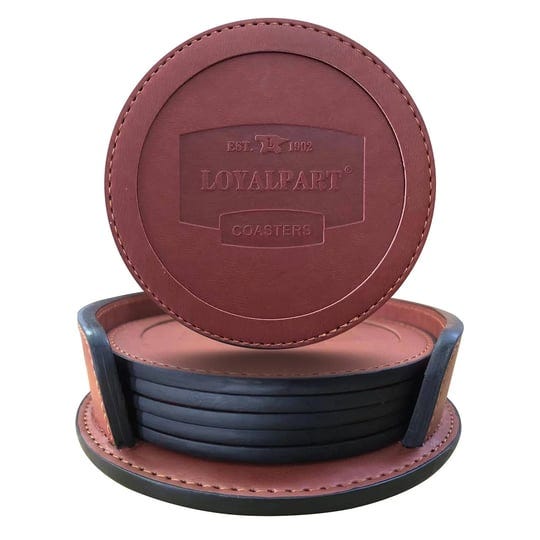 loyalpart-coaster-leather-coasters-for-drinks-with-holder-for-wooden-table-absorbent-bar-coster-for--1