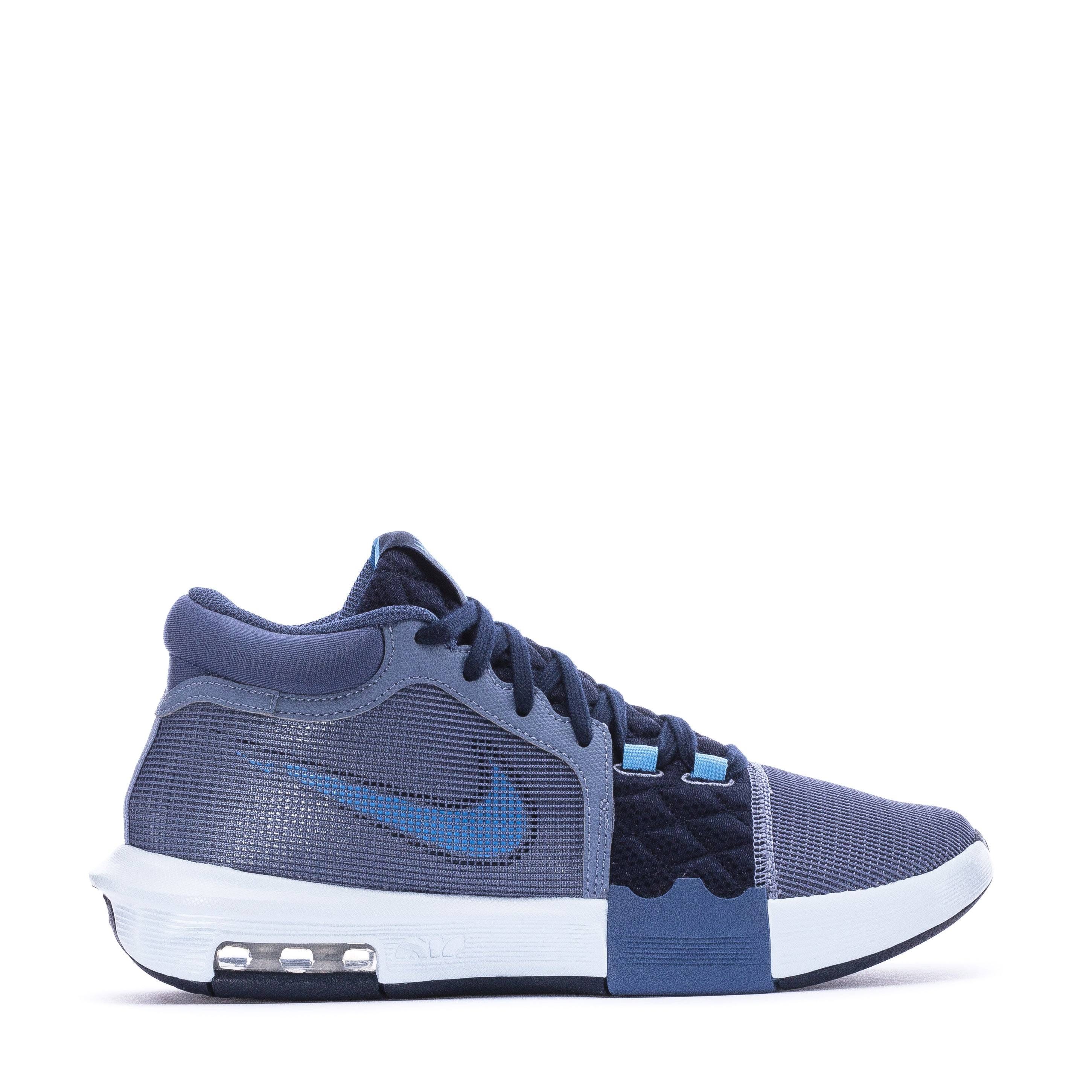 Comfortable Men's Nike LeBron Witness 8 Basketball Shoes in Blue/Ashen Slate Style FB2239-400 | Image