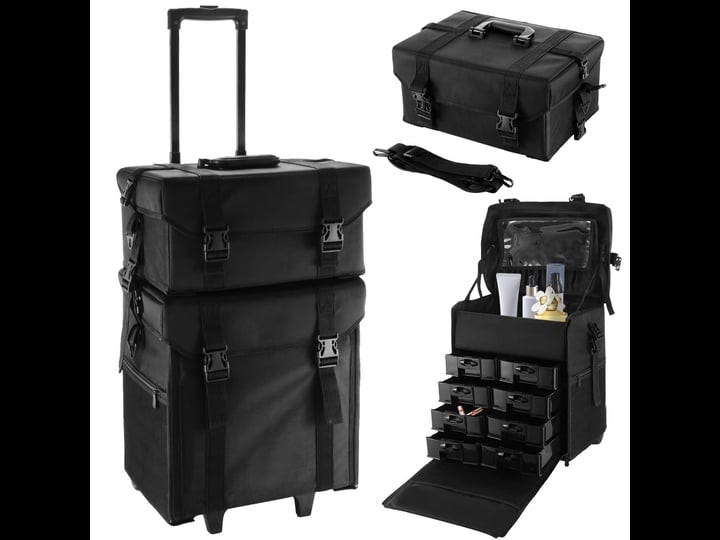 vevor-2-in-1-nylon-rolling-makeup-case-with-wheels-travel-cosmetic-cases-detachable-professional-rol-1