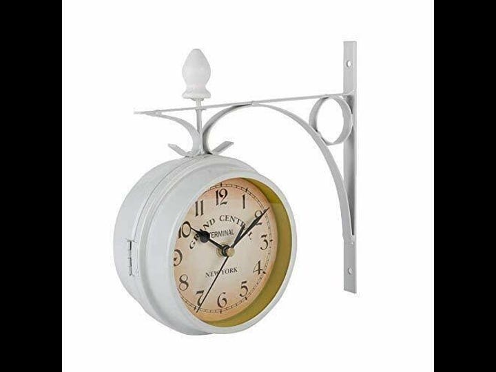 aunmas-retro-wall-clock-double-sided-hanging-clock-antique-look-metal-iron-wall-hanging-mute-clock-o-1