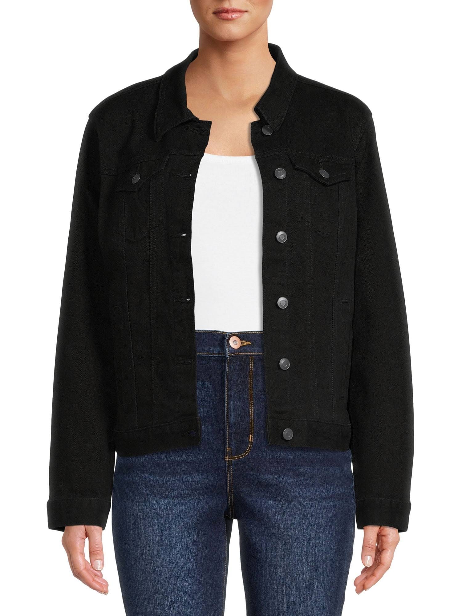 Black Denim Women's Jacket | Image