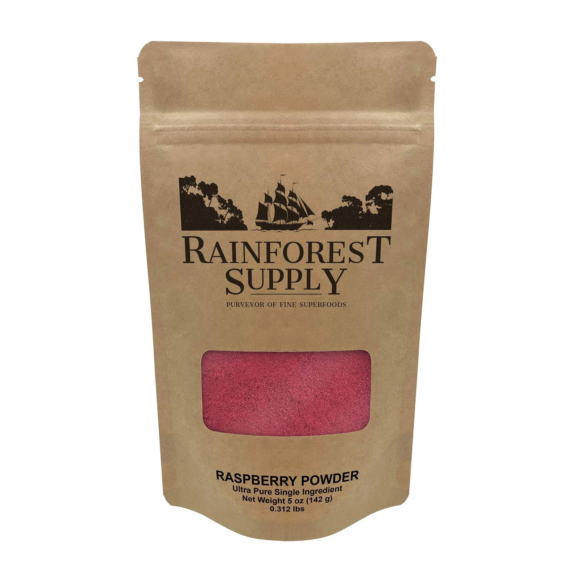 Rainforest Supply Ultra-Pure Freeze Dried Raspberry Powder | Image
