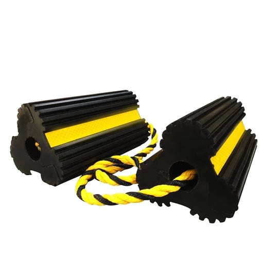 roblock-wheel-chocks-heavy-duty-rubber-wheel-block-with-nylon-rope-yellow-reflective-tape-4-1-long-x-1