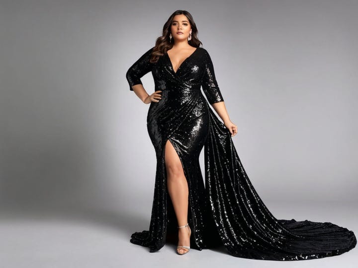 Plus-Size-Black-Glitter-Dress-6