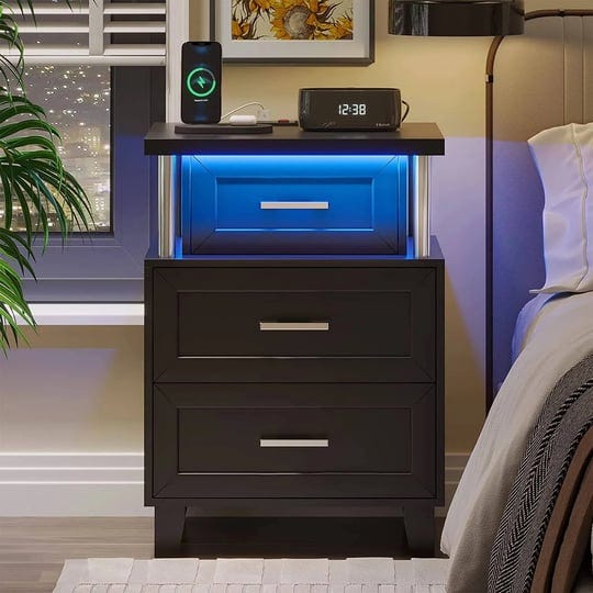 black-nightstand-with-charging-stationled-lights-modern-bedside-table-end-table-with-3-drawers-for-b-1
